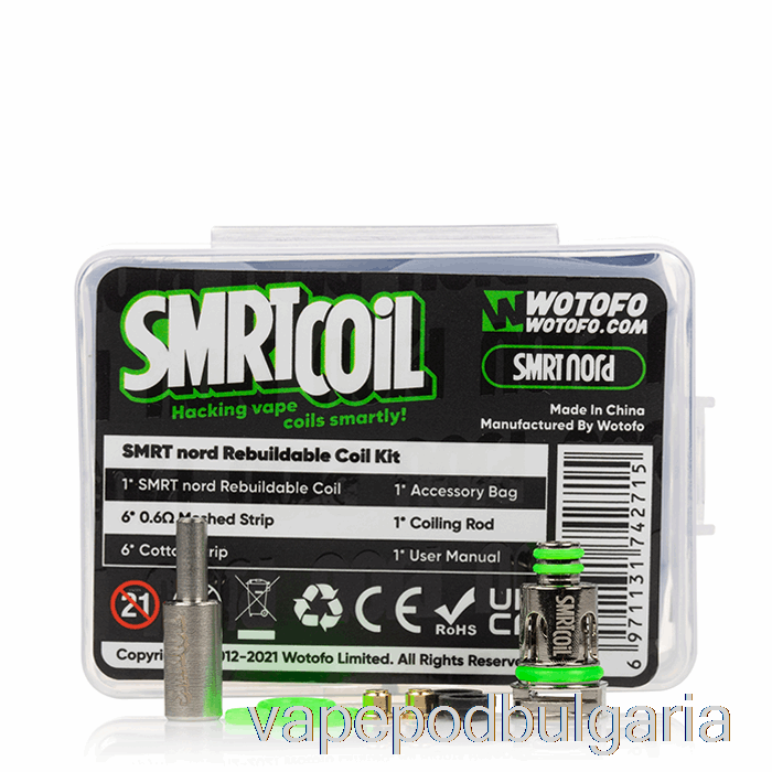 Vape Течности Wotofo Smrt Rebuildable Coil Kit [nord] Rebuildable Coil Kit